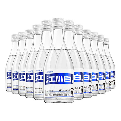 江小白高粱酒清香型白酒小瓶整箱纯粮食酒40度150mL*12瓶官方正品