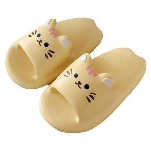 细细条 踩屎感EVA厚底可爱小猫咪拖鞋女夏季少女心居家浴室凉拖鞋