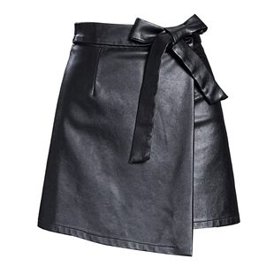 韩版秋季2025新款PU皮裙半身裙A字高腰皮短裙显瘦包臀裙一步裙女