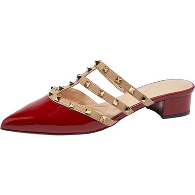 St&Sat/星期六尖头铆钉凉拖