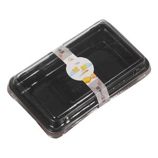 2粒班戟包装盒 芒果榴莲班戟盒雪媚娘打包盒长方形透明西点甜品盒