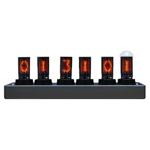 RGB拟辉光管IPS彩屏桌面时钟ins风摆件创意电竞wifi电脑智能轻奢