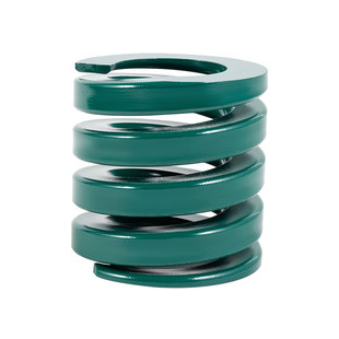 模具弹簧矩形高强度扁线压缩耐高温TH强力进口合金钢绿色磨具压簧