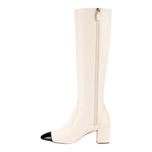【天猫】SW YULIANA 60 KNEE-HIGH ZIP BOOT圆头粗跟长筒靴