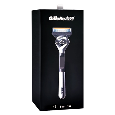 吉列致顺引力盒顺滑剃须商超同款