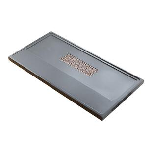 天然乌金石茶盘单盘家用简约现代客厅轻奢石盘石头茶海石茶台盘