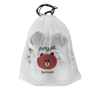 鞋袋装鞋子收纳袋旅行神器鞋打包防尘袋透明束口鞋套防潮防霉鞋罩