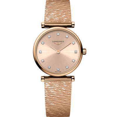 浪琴官方嘉岚系列石英女表瑞士