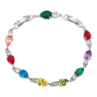 KREAM 异形彩钻网球手链男嘻哈女同款