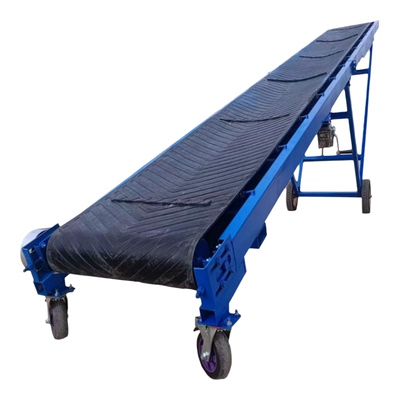 小型折叠防滑电动爬坡输送机