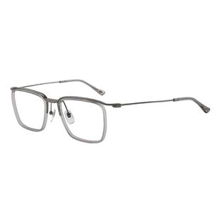 木川146mm眼镜男款近视复古商务休闲眉线半框纯钛镜架可配度数女