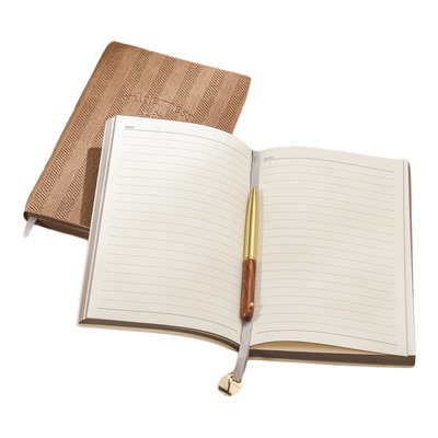 文创艺仿木条纹B5/A5横线笔记本