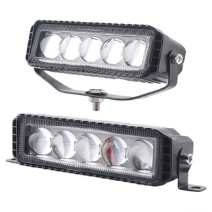 led汽车强光远程射灯12v24伏货车越野暗装中网铺路灯车顶灯激光炮