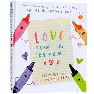 英文原版绘本Love from the Crayons来自蜡笔的爱情人节儿童情绪The Day the Crayons Quit纽约时报畅销书可搭小蜡笔大罢工