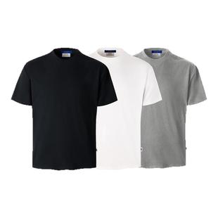 PMET「微廓冰语」正肩小领口基础纯色短袖合身剪裁SlimFit速干T恤