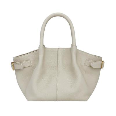 jpj菜篮子通勤饺子包头层牛皮