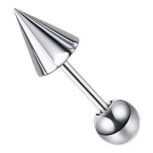 钛研社｜医学钛钢潮流小恶魔防堵圆球螺纹耳钉不掉色耳骨钉防过敏