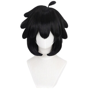 ND家】罗小黑黑白发 加厚玉米须好造型 罗小黑战记2角色款cos假发