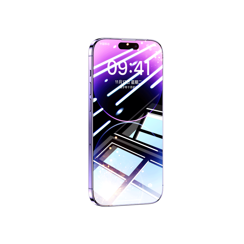 【电镀抗指纹】适用于苹果钢化膜
