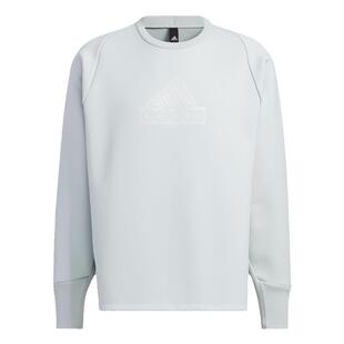 阿迪达斯男款卫衣2023冬季新款简约透气加绒套头衫IQ1376 IQ1374