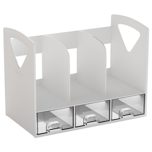 书立桌面书架整理收纳盒笔筒学生书桌置物架办公桌文件书本收纳架