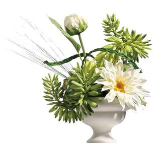 花小只  现代简约陶瓷花器仿真花艺向往 样板间书桌床头柜摆件