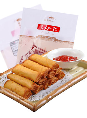 松鹤楼半成品荠菜肉春卷油炸冷冻