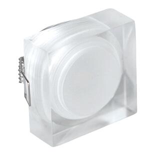 彩光led方形小射灯嵌入式1W3W开孔3.5公分40mm酒店桑拿会所氛围灯