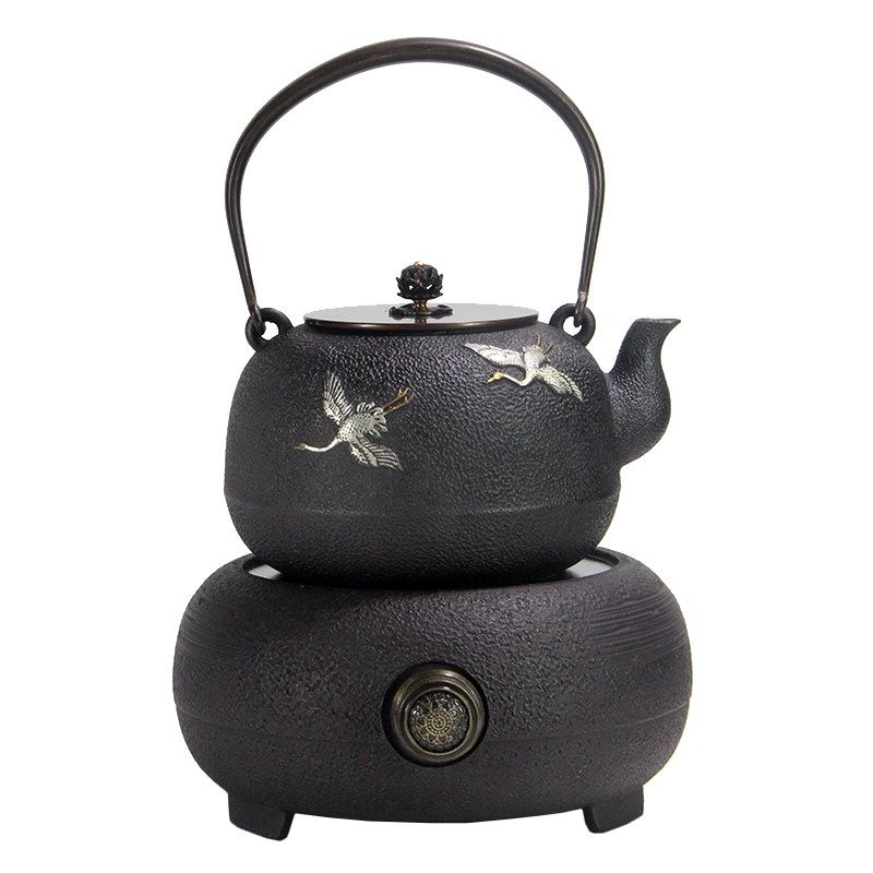 纯手工铁壶铸铁电陶炉煮茶茶炉