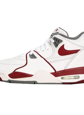 Nike耐克男鞋AJ官方旗舰正品夏季新款红白色高帮运动鞋耐磨休闲鞋