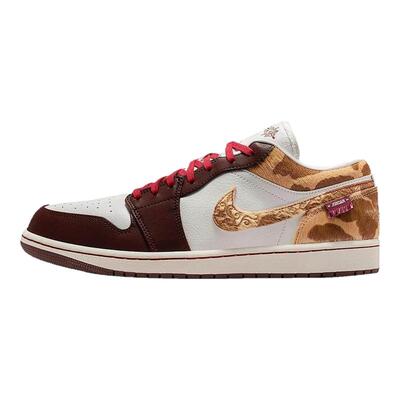 上尚 JJ Air Jordan 1 AJ1马年限定 棕褐低帮 篮球鞋 IQ5321-121