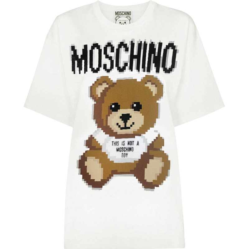 莫斯奇诺短袖moschino印花