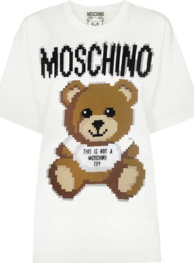 莫斯奇诺短袖moschino印花