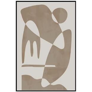 莫兰迪色家居软装客厅挂画现代简约卧室床头壁画民宿单幅竖款挂画