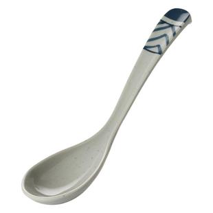 扬格仿瓷餐具面碗勺子塑料酒店饭店米饭汤粥勺小勺子汤勺更10个装