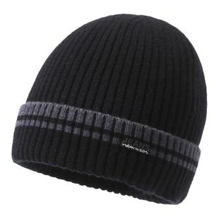 新款中老年人帽子男士冬季老人保暖爸爸爷爷老头秋冬针织毛线帽男