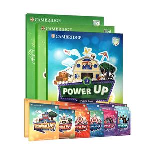 【顺丰包邮】剑桥Power Up少儿英语教材1-6级别课本练习册学生套装 powerup盒装原版进口 小学KET词汇手册 语法英文考试测试卷