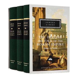 罗马帝国衰亡史1-3 英文原版 The Decline and Fall of the Roman Empire 精装布封收藏版 爱德华吉本 Edward Gibbon