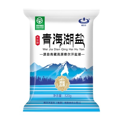 天然青海湖盐食用藏青盐无碘盐