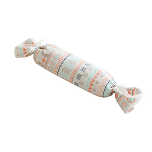 新生婴儿枕头纯棉宝宝安抚侧睡靠背枕儿童抱枕糖果枕防惊跳压被包