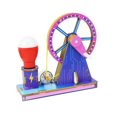 科学小实验早教手摇发电机套装