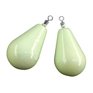 CXZHI海钓船钓远投抛竿带八字环钓坠水滴形夜光铅坠垂钓装备配件