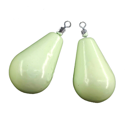 CXZHI海钓水滴形防挂底夜光铅坠