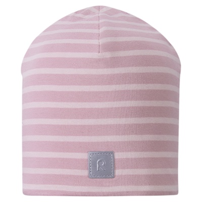 reima帽子条纹弹力保暖抓绒