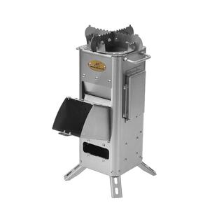 御质户外折叠火箭炉二次燃烧旅行烧水煮饭取暖炉具露营野餐柴火灶