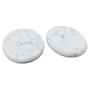 手机支架小椭圆片 Worry stone天然玉石拇指手指按摩石双平面摆件