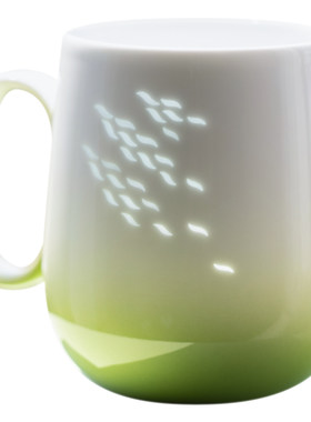 清风明月玲珑情侣对杯礼品马克杯