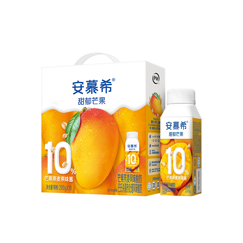 伊利安慕希芒果燕麦酸奶200g*10