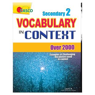 新加坡英语 初中词汇在上下文中 CASCO Vocabulary in Context 英文原版书 语境中 新加坡畅销书