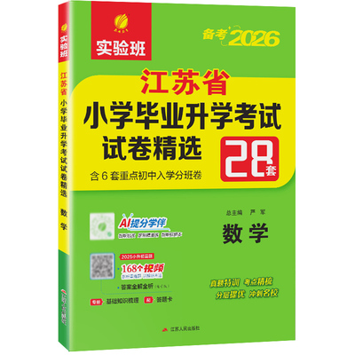 江苏省小学毕业考试精选卷数学